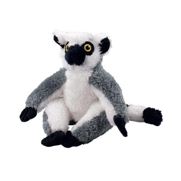 EcoBuddiez - Ring-Tailed Lemur from Deluxebase. Small 15cm Soft Plush Animals M - Picture 1 of 2